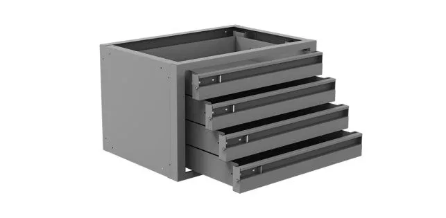 40090 – HOLMAN Van Storage System Cabinet, Shelf Mount 20 Inch Width x 13-1/2 Inch Depth x 12 Inch Height 4 Drawers S...